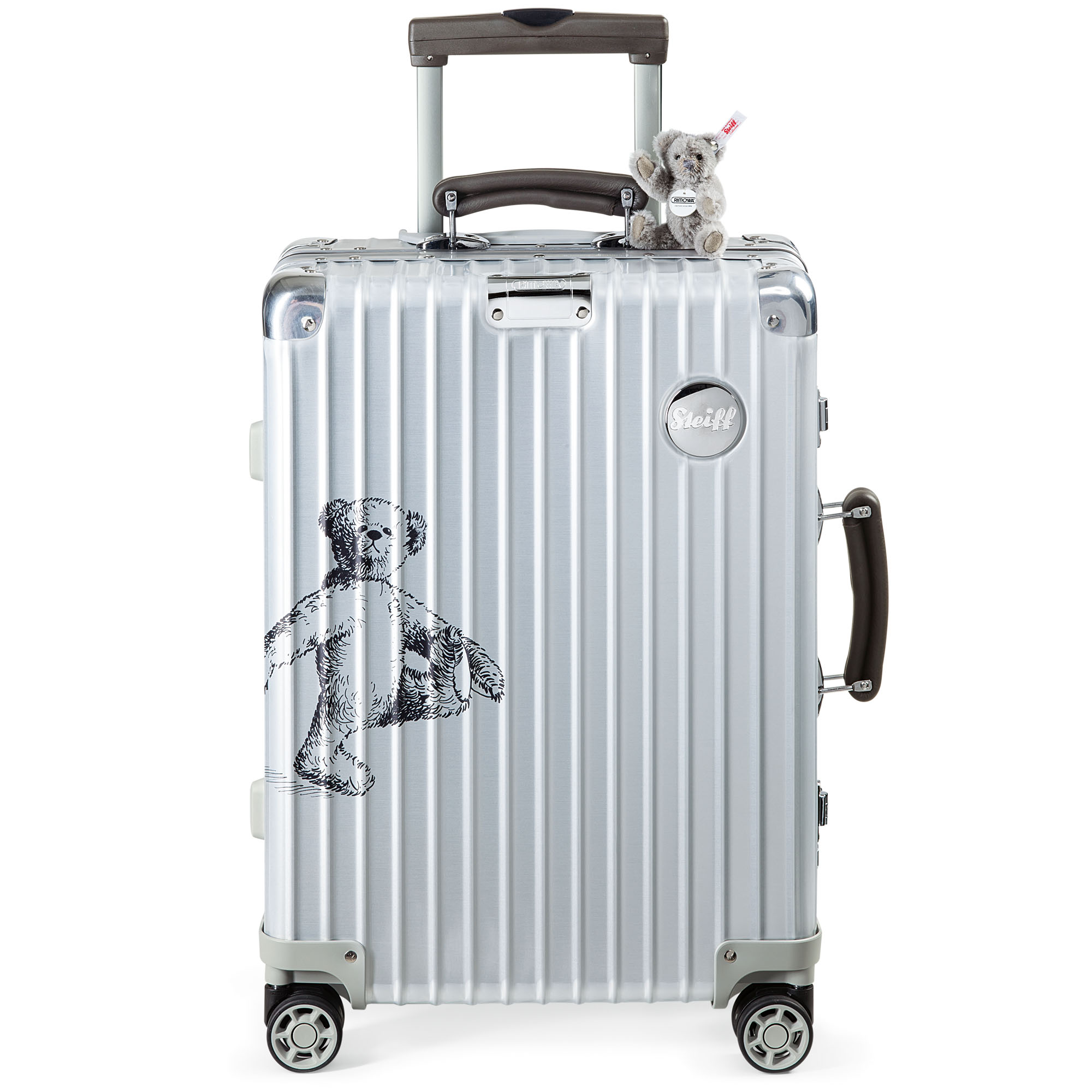 RIMOWA suitcase with Steiff design